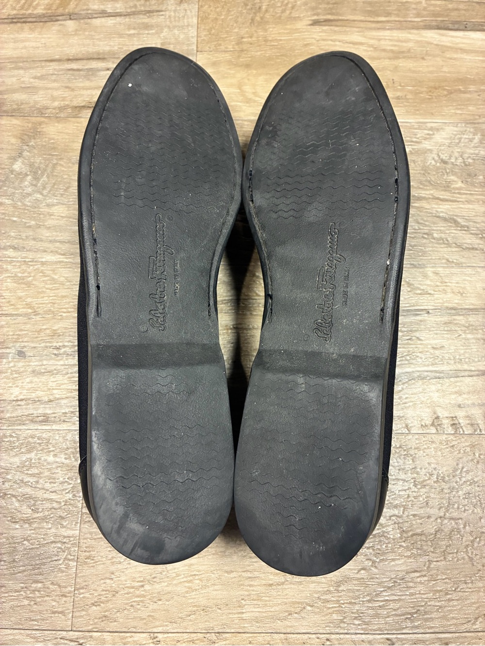 Salvatore Ferragamo Sport VTG Leather Canvas Loafers - Picture 7 of 12